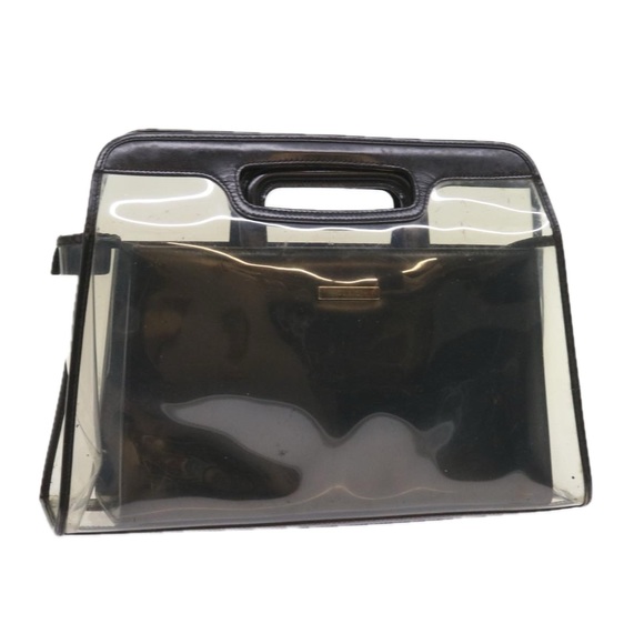 GUCCI Hand Bag Enamel Clear 000 2058 0548 5 Auth bs9599 - Picture 1 of 16
